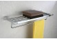 Shelf for towels with railing, Art Platino Panama chrome - sanitbuy.pl