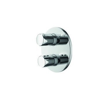 Mixer thermostatic Art Platino Term concealed with switch 2-receivers, chrome- sanitbuy.pl
