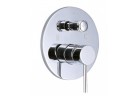 Shower mixer Blue Water Denver single lever concealed with switch, 2-receivers, chrome 