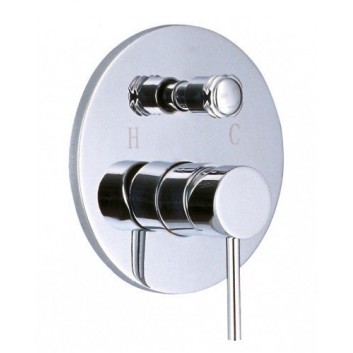Shower mixer Blue Water Denver single lever concealed with switch, chrome - sanitbuy.pl
