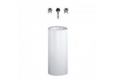 Washbasin kolumowa Alape WT.RX400K, wallmounted, śr. 404 mm, wys. 900mm, white