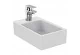 Countertop washbasin rectangular Ideal Standard Strada 45 cm with tap hole on the left stronie, white