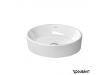 Countertop washbasin Duravit Starck 2 44x40 cm, without overflow, battery hole z right strony, white - sanitbuy.pl