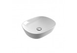 Countertop washbasin Actima Jima 46,5x37.5 cm without overflow, white- sanitbuy.pl