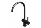 Sink mixer Zucchetti Pan single lever wylewką rotating, black mat- sanitbuy.pl