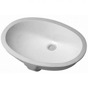 Under-countertop washbasin Duravit Santosa 51x37,5 cm white- sanitbuy.pl