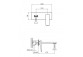 Wall mounted washbasin faucet Vedo Sette without pop chrome - sanitbuy.pl