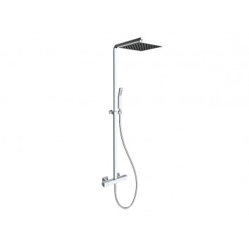 Shower column with mixer termostatyczną Vedo Sette chrome- sanitbuy.pl