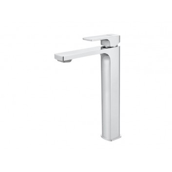 Washbasin faucet tall Vedo Mito without pop chrome - sanitbuy.pl