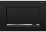 Flush button uruchamiający Geberit Sigma30, przedni, black-chrome bł.-black