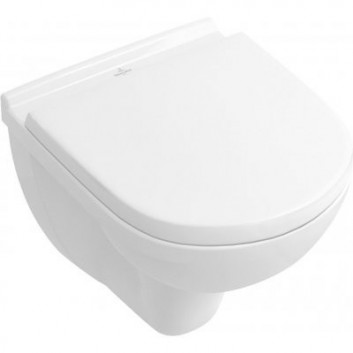 Set Villeroy & Boch O.Novo combi-Pack bowl WC CeramicPlus with soft-close WC seat - sanitbuy.pl