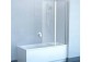 Panel bath Ravak 100 P CVS2 Transparent White- sanitbuy.pl