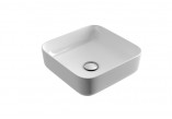 Countertop washbasin Excellent Cori 38 without overflow 385x385x140mm white- sanitbuy.pl