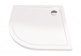 Angle shower tray low Excellent Sense 90x90, acrylic, white