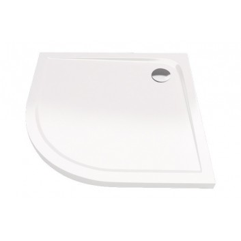 Square shower tray Excellent Base 800x800mm acrylic white- sanitbuy.pl