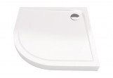 Angle shower tray, tall - compact Excellent Sense 90x90 acrylic, white