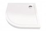 Angle shower tray low Excellent Sense 900x900mm acrylic white- sanitbuy.pl