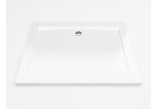 Square shower tray compact tall Excellent Forma 900x900mm acrylic white- sanitbuy.pl