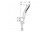 Shower set Hansgrohe Raindance Select S, 120/Porter'S 1,25 m, chrome- sanitbuy.pl