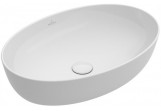 Countertop washbasin oval Villeroy & Boch Artis, 61x41 cm, white Alpin CeramicPlus
