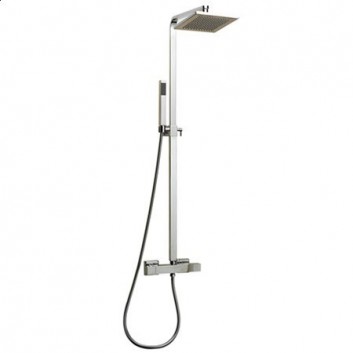 Shower column Fromac thermostatic with spout overhead shower 25cm chrome- sanitbuy.pl