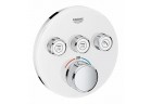 Concealed mixer Grohe Grohtherm SmartControl thermostatic 3-receivers wody white