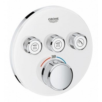 Concealed mixer Grohe Grohtherm SmartControl thermostatic 3-receivers wody chrome - sanitbuy.pl