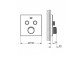 Concealed mixer Grohe Grohtherm SmartControl thermostatic 2-receivers wody, white - sanitbuy.pl