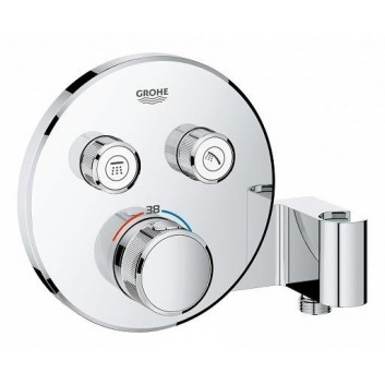 Concealed mixer Grohe Grohtherm SmartControl thermostatic 2-receivers wody chrome- sanitbuy.pl