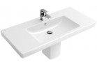 Vanity washbasin Villeroy&Boch Subway 2.0, 100x47 cm, with one hole, z overflow, white CeramicPlus