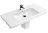 Vanity washbasin Villeroy&Boch Subway 2.0, 100x47 cm, with one hole, z overflow, white CeramicPlus- sanitbuy.pl