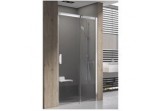 Door shower Matrix MSD2-110, dwuelementowe, 1075-1115 x 1950, satyna + transparent 