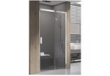 Door shower Matrix MSD2-110, dwuelementowe, 1075-1115 x 1950, satyna + transparent - sanitbuy.pl