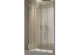 Door Sanswiss TOP-Line S 160 rozsuwane 4-piece. silver mat, glass transparent