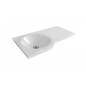 Washbasin Excellent Be Spot wall-hung/countertop, 60x34,5 cm, white- sanitbuy.pl