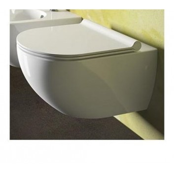 Wall-hung wc Catalano Sfera 35x55 cm, New Flash, bezrantowa szary mat- sanitbuy.pl