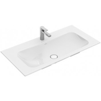 Vanity washbasin Villeroy&Boch Finion 1000x500 mm z overflow, for 3-hole mixers, White Alpin CeramicPlus- sanitbuy.pl