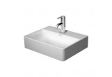 Washbasin rectangular Duravit DuraSquare 45x35 cm with tap hole white