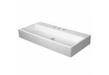 Wall-hung washbasin Duravit DuraSquare 100x47 cm with tap hole, z overflow white- sanitbuy.pl