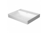 Countertop washbasin Duravit DuraSquare 60x47 cm with 3 battery holes, without overflow white- sanitbuy.pl
