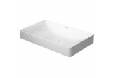 Countertop washbasin Duravit DuraSquare 60x34,5 cm without tap hole, without overflow white