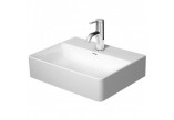 Countertop washbasin Duravit DuraSquare 60x34,5 cm without tap hole, without overflow white- sanitbuy.pl