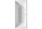 Bathtub rectangular corner Duravit DuraSquare 180x80 cm z bezszwową obudową left, white - sanitbuy.pl