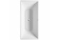 Bathtub rectangular wallmounted Duravit DuraSquare 180x80 cm z bezszwową obudową, white - sanitbuy.pl