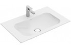 Vanity washbasin rectangular Villeroy&Boch Finion 800x500 mm z overflow for 3-hole mixers Weiss Alpin CeramicPlus