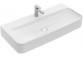 Washbasin wall mounted rectangular Villeroy&Boch Finion 1000x470 mm without overflow Weiss Alpin CeramicPlus for 1-hole mixers- sanitbuy.pl