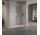 Door shower right Novellini Opera 2PH with fixed panel 197-200x200cm transparent glass, profil chrome