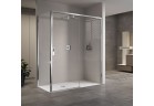 Door shower right Novellini Opera 2P 107-111x200cm transparent glass, profil chrome 