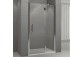 Door with fixed element left Novellini Modus G 140x195cm transparent glass, profil chrome- sanitbuy.pl