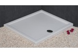 Shower tray rectangular Novellini Kali A 80x100 cm acrylic white